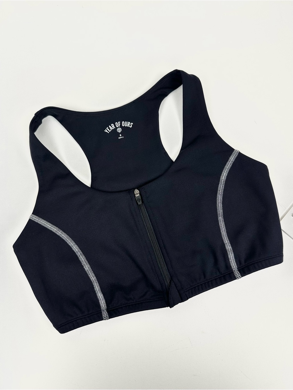 NWT Year of Ours 'Night Track Zip Bra'